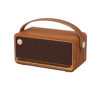 Edifier MP330 - Enceinte Bluetooth Portable Audio Hi-Res, 40W RMS, Appairage Stéréo Double, Son 360°, 19h Autonomie, Bluetooth 6.0 & Multipoint, Design Compact pour Intérieur/Extérieur - Marron