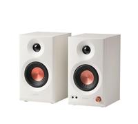 Edifier MR3 2.0 Enceintes Studio Compact Hi-FI sans Fil, Blanc | Hi-Res Audio, Bluetooth 5.4, 2x18W, RCA, Aux, Contrôles Physiques, Application Mobile