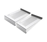 Edifier Paire de Supports de Haut-parleurs en Aluminium - Supports de Haut-parleurs de qualité supérieure avec Angle d'inclinaison de 10° pour Un Son Optimal - Antidérapant et amortissant Les