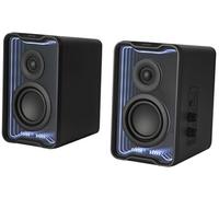Edifier QR30 Haut-Parleur du Bureau Actif avec Bluetooth V5.4, Effets Lumineux dynamiques - 30 Watts RMS - Noir