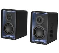 Edifier QR30 Haut-Parleur du Bureau Actif avec Bluetooth V5.4, Effets Lumineux dynamiques - 30 Watts RMS - Noir