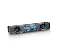 Edifier QS30 Barre de Son Multimédia avec Éclairage Dynamique, Bluetooth V5.4, Basses Améliorées, Micro Intégré, Haut-Parleur USB pour Ordinateur de Bureau, PC, Portable et Tablette - Noir