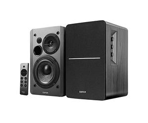 Edifier R1280DBs Enceintes de Étagère Active Bluetooth - Entrée Optique - Haut-Parleur Moniteur de Studio Wireless 2.0-42W RMS avec Caisson de Basses Line Out - Noir