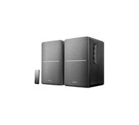 Edifier R1280T Noir- Enceintes Studio et Bibliothèque Actives 42W, Télécommande IR, 2 Entrées RCA, Ampli Intégré, Pour PC, Portable, Mac, Téléphone et Hi-Fi
