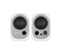 Edifier Enceintes PC R12U 2.0 USB 4W Bass Reflex Prise jack Bouton volume Blanc