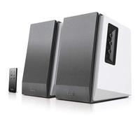 Edifier Enceintes de bibliothèque actives R1700BT Bluetooth 2.0 66W RMS Coffrage bois Blanc/Argenté