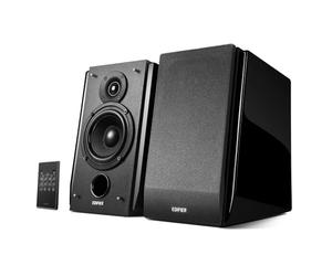 Edifier R1850DB Enceintes de bibliothèque Paire 2.0 Actives d'enceintes Bluetooth stéréo HiFi avec ampli et Sortie Subwoofer idéale pour Home cinéma, PC et téléphone