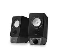 Edifier R19BT 2.0 Enceintes PC, Hauts-parleurs Bluetooth 5.3 Son Stéréo Complet, Basses Puissantes, Contrôle du Volume, Entrée 3,5 mm/Carte Son USB pour Ordinateur/TV/Smartphone/Tablette - Noir