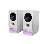 Edifier R20BT Enceintes USB Bluetooth 6.0 Hi-FI sans Fil, Blanc | 2.75" Haut-parleurs, Commandes Tactiles, Aux, Prise Casque, Éclairage via App
