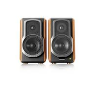 Edifier Enceintes Bibliothèques Actives S1000MKII Bluetooth 5.0 120W Entrée optique aptX HD - Bois