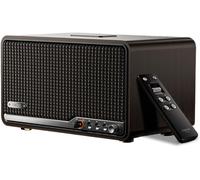 Edifier S300 Enceinte de bureau Hi-Fi, audio haute résolution LDAC, multiroom sans fil et appariement stéréo, puissance 80 W, compatible AirPlay 2, Bluetooth 5.4, USB-C et entrées AUX, design rétro av