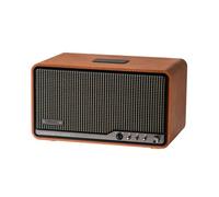 Edifier S300 Enceinte Rétro Hi-Res Bluetooth，80W RWS，Marron | Sans Fil & Filaire, Aux, USB-C, WiFi Multiroom (AirPlay 2), Télécommande