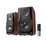 Edifier S3000MKII - Haut-parleur - pour la télévision - canal 2.0 - sans fil - Bluetooth - Contrôlé par application - 256 Watt (Totale) - 2 voies - brun