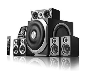Edifier S760D - Kit d'enceintes 5,1 Noir (540 Watts) Avec Télécommande IR et écran digital