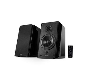 EDIFIER Studio R2000DB - Kit d'enceintes 2.0 Bluetooth (120 Watts) Avec télécommande IR et entrée optique