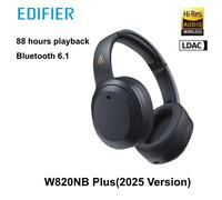 Edifier W820NB Plus (2025 Ver.) Casque d'écoute sans fil ANC sur l'oreille -49dB suppression du bruit Bluetooth 6.1 Audio haute résolution Navire de la marine aujourd'hui
