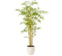 edihome, Plante Décorative Intérieur - Bambou Artificiel 150cm - Grande Plante et Arbre Artificiel Réaliste pour Maison, Bureau, Hôtel, Centres Commerciaux - Décoration Extérieur (Bambou, 150 cm)