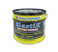 Edilchimica Elastik, imperméabilisant, 20 kg noir, joint de scellage en bitume, SEALANT, Bardage, Gouttière, Mur, Sol