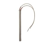 EDILKAMIN Résistance, Bougie d'allumage Originale pour Les poêles à pellets cod. R207770, diamètre 12,5 mm, Longueur Totale 182 mm, Longueur recouverte 180 mm, 350Watt.