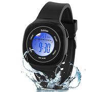 Edillas Montre Enfant,Adolescents Garçons Digitale Extérieur Sport 5ATM Etanche Multifonction Montre Et Protection Environnementale Non Toxique,Alarme Et Calendrier Date Minuteur