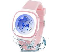 Edillas Montre Enfant,Adolescents Garçons Digitale Extérieur Sport 5ATM Etanche Multifonction Montre Et Protection Environnementale Non Toxique,Alarme Et Calendrier Date Minuteur
