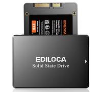 Ediloca ES106 2 to Disque Dur Interne SSD SATA III 6 Go/s 2,5" 3D NAND jusqu'à 550 Mo/s de Lecture, mémoire et Stockage pour PC ou Ordinateur Portable
