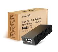 Edimax Adaptateur injecteur Pro Gigabit PoE ++ 90 W (compatible 60 W/30 W/15 W), ajoute de l'alimentation au périphérique alimenté par PoE (PD) jusqu'à 100 mètres, prend en charge 802.3af 802.3at