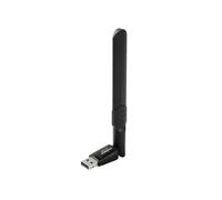 Edimax EW-7822UAD : Adaptateur USB 3.2 Gen 1 Wi-Fi 5 (802.11ac) bi-bande 867 Mbit/s, sécurité WEP/WPA/WPA2/WPS, antenne externe, compatible Windows/macOS/Linux