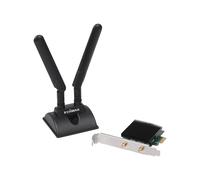 Edimax EW-7833AXP : Carte réseau WLAN/Bluetooth 2400 Mbit/s, Wi-Fi 6 (802.11ax) bi-bande (2.4/5 GHz), PCI Express, Bluetooth 5.0