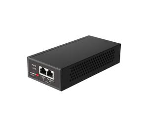Edimax GP-203IT Injecteur PoE 90W, 2.5 Gigabit Ethernet, RJ-45, IEEE 802.3bt, Boîtier Métal, Montage Mural, Distance 100m, 100-240V