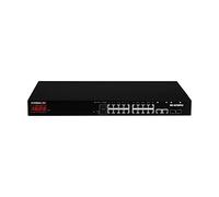 Edimax GS-5216PLC - Switch Web Smart Longue Portée Gigabit PoE+ Surveillance VLAN 18 Ports avec 2 Ports combinés RJ45/SFP