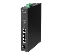 Edimax IGS-1105P - Commutateur Industriel 5 Ports Gigabit PoE+ Din-Rail avec 1 Port SFP
