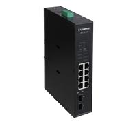 Edimax IGS-1210P commutateur réseau Gigabit Ethernet (10/100/1000) Connexion Ethernet, supportant l'alimentation via ce port (PoE) Noir