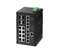 Edimax IGS-5416P Switch EDIMAX Industrial 16-Port Gig. PoE+ WebM. 8xPoE+/4xSF