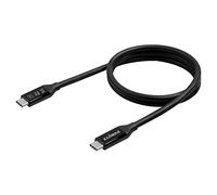 EDIMAX Câble USB USB4™, Thunderbolt™ 3 USB-C® mâle 1.00 m noir UC4-010TB V2