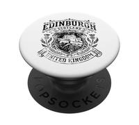 Édimbourg Écosse Royaume-Uni Imprimé Noir Vieilli PopSockets PopGrip Adhésif