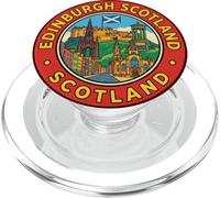 Edimbourg, Écosse, Voyage Aller-Retour, Souvenir, Ville, Cadeau Touristique PopSockets PopGrip pour MagSafe