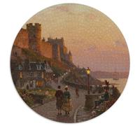 Édimbourg1000 Pièces pour Puzzles pour Adultes Et Enfants Architecture urbainePuzzle Circulaire, Jeu D'Intelligence, Art, Cadeau, Difficile, Impossible1000pcs (67.5x67.5cm)