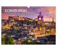 EDINBURGH Impressions de jour et de nuit, Version française (Calendrier mural 2026 DIN A3 portrait), Calendrier CALVENDO mensuel