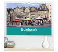 Edinburgh - Lebendige Metropole (hochwertiger Premium Wandkalender 2026 DIN A2 quer), Kunstdruck in Hochglanz: Edinburgh, die lebendige und quirlige Hauptstadt Schottlands