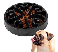 Edipets, Gamelle Anti Glouton Chat ou Chien, Plateau Interactif pour éviter l'Anxiété, pour Petits Animaux de Compagnie, Moyens et Grands (Gris)