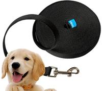 Edipets, Laisse Chien, Longe pour Chien, 1.5m / 3m / 5m / 10m / 15m, pour Chien de Petites à Grandes Taille (15 M, Noir)