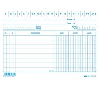 EDIPRO - E3136BL - 100 cartes dare/averse/solde bleu f.to 17x12