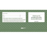 Edipro E567525 Carnet de justification 25 feuilles F.To 9.9 x 17