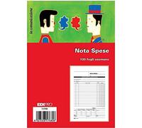 EDIPRO - E5768 - Bloc note dépenses sans détails 100 feuilles usage main f.to 25x18