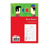 Edipro E5769 Bloc note de dépenses avec détail voix 100 feuilles Utilisation main F.To 29,7 x 22 cm