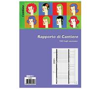 EDIPRO - E5859 - Bloc rapport de chantier 100 feuilles usage main f.to 9,9x22