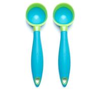 EdirFtra Cuillère en Silicone 2PCS, Mini cuillères en Silicone, cuillère à crème glacée, cuillère à Bonbons antiadhésive pour crème glacée pour Biscuits au yogourt glacé,A