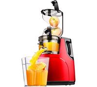 EdirFtra Presse Agrumes Electriques, Jus de Fruit Frais Rapide, sans BPA, Presse Orange Electrique Automatique Presse Citron Professionnel Puissante à Acier Inoxydable Red