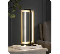 EDISHINE Lampe de Table LED en Métal avec 3 Températures de Couleur, Lampe de Chevet Dimmable,750 Lumens pour Chambre, Salon, Bureau